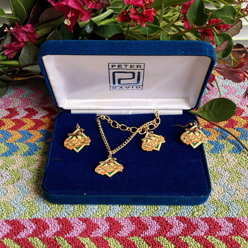 Vintage Orioles Peter David Sport Fan JewelrySuite​